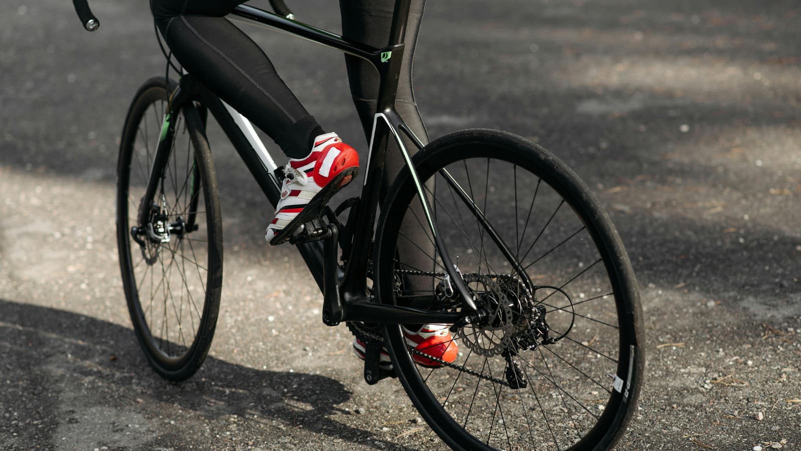 Bicycle mechanic inspecting a bike before professional repair